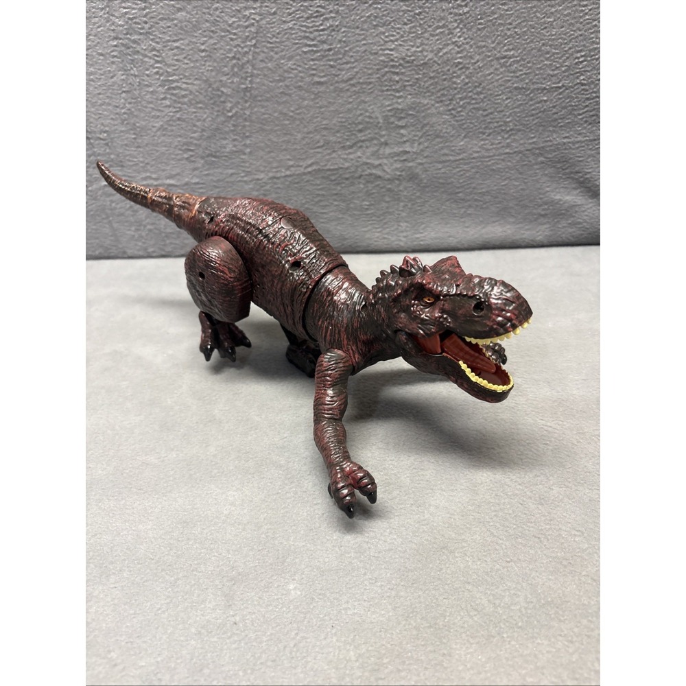 Dinosaur Toy Roars Runs On Wheels Lights Up USB-C Rechargeable Jurassic Park